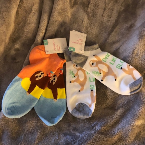 Xhilaration Other - Two pair sloth socks
